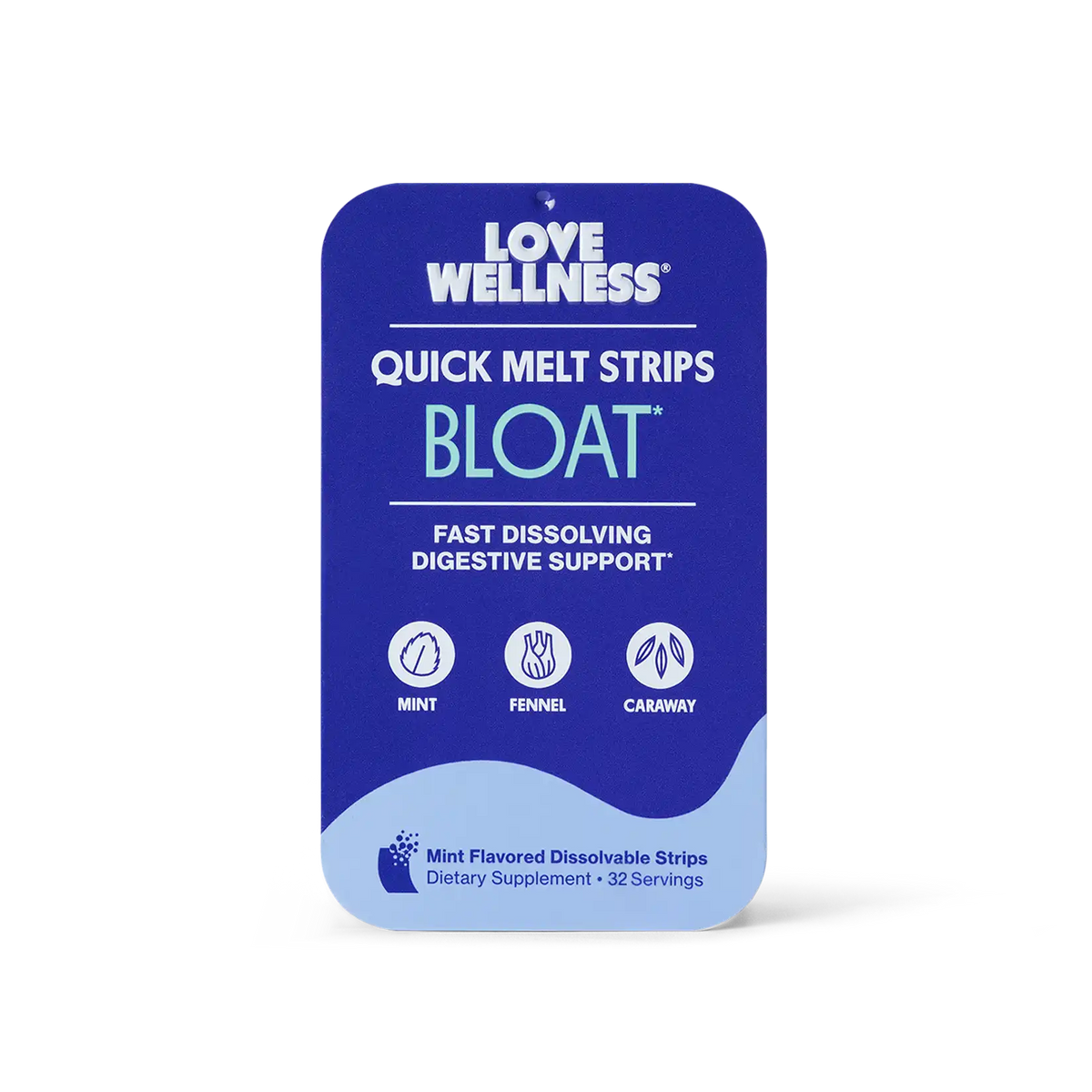 Bloat* Quick Melt Strips - 1 Pack