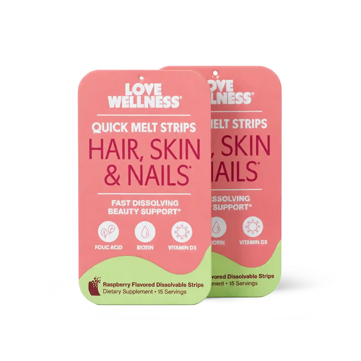 HAIR, SKIN & NAILS* Quick Melt Strips