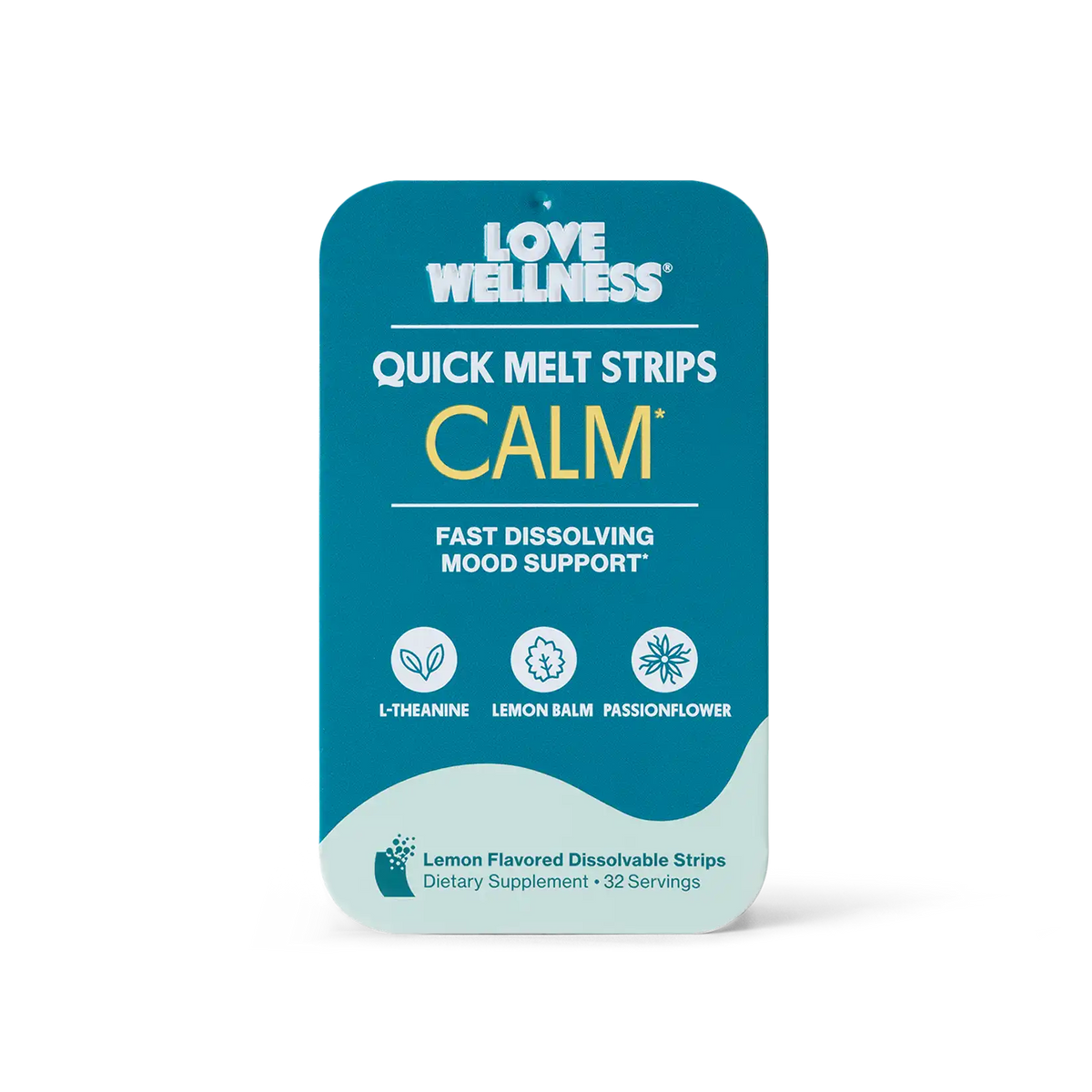 Calm* Quick Melt Strips - 1 Pack